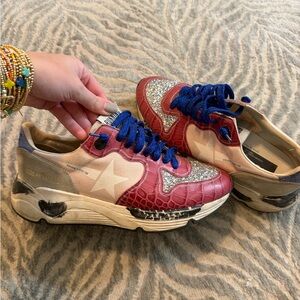 Golden goose running shoes